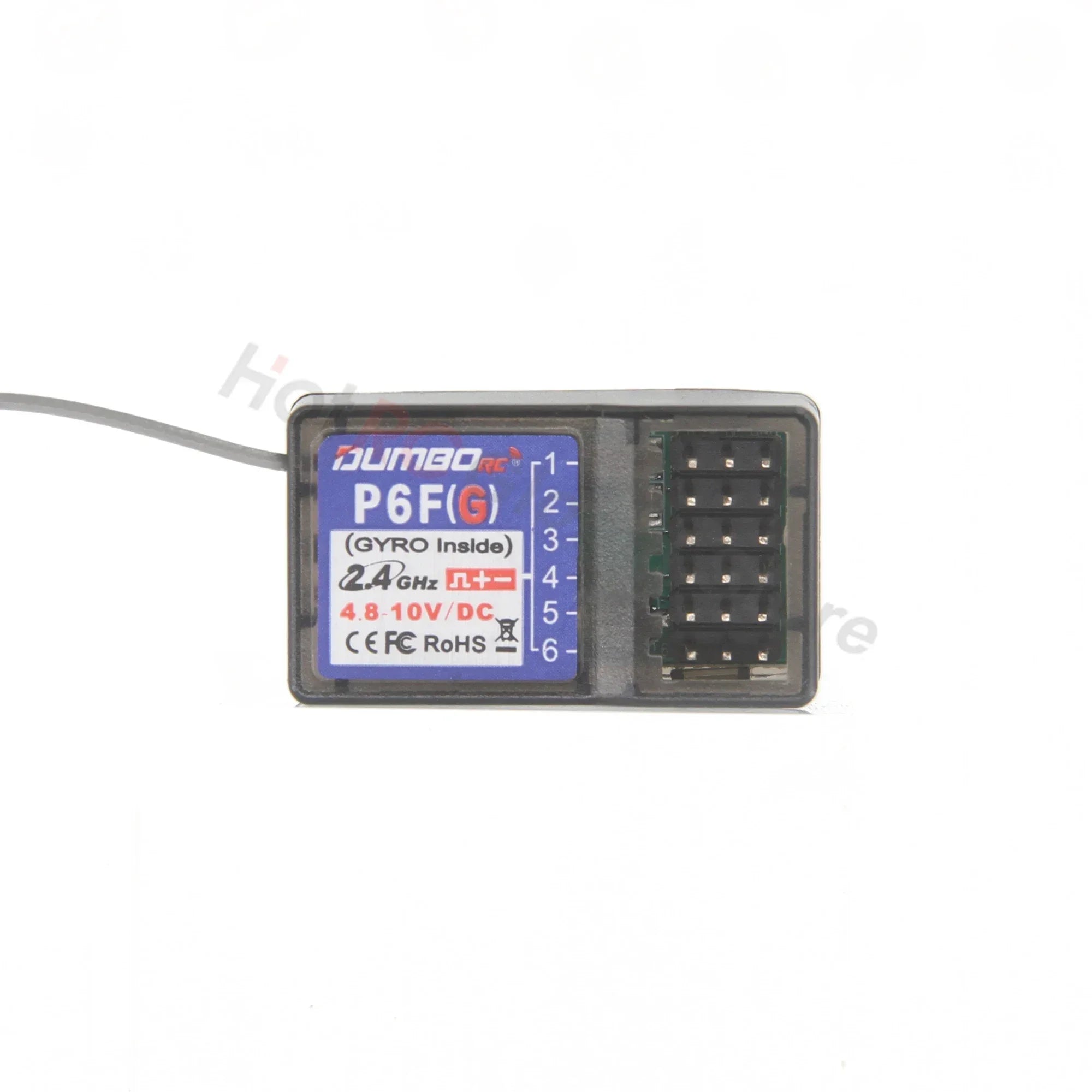 DUMBORC P6FG X10FG X6DC P4FMG MINI X10F 4CH 6CH 10CH Receiver 4.8-10V Voltage Return for DUMBORC Transmitter RC Car Boat Tank